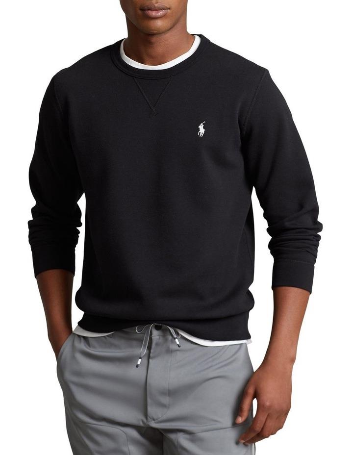 Polo Ralph Lauren Double Knit Sweatshirt in Black L