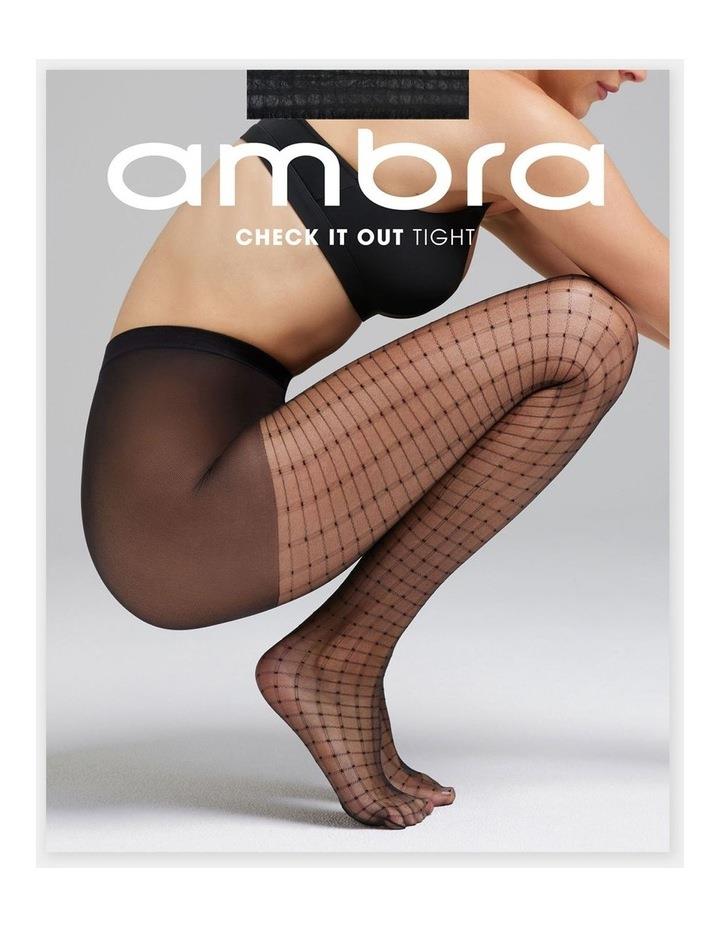 Ambra Check It Out Tight in Black S-M