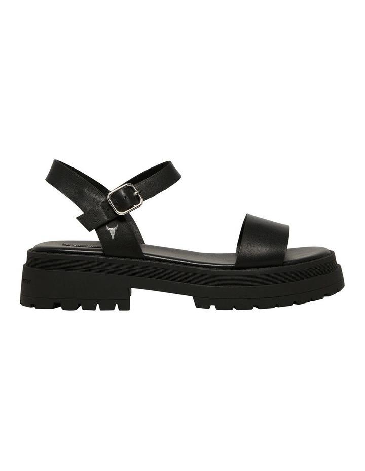 Windsor Smith Linger Leather Sandal in Black 8
