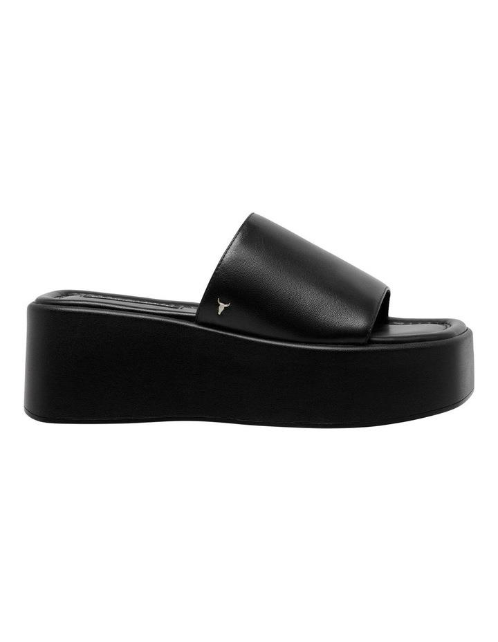 Windsor Smith Waterfalls Leather Sandal in Black 10