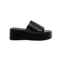 Windsor Smith Waterfalls Leather Sandal in Black 10