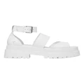 Windsor Smith Thrilled Leather Sandal in White 7