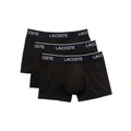 Lacoste Casual Trunks 3 Pack in Black L
