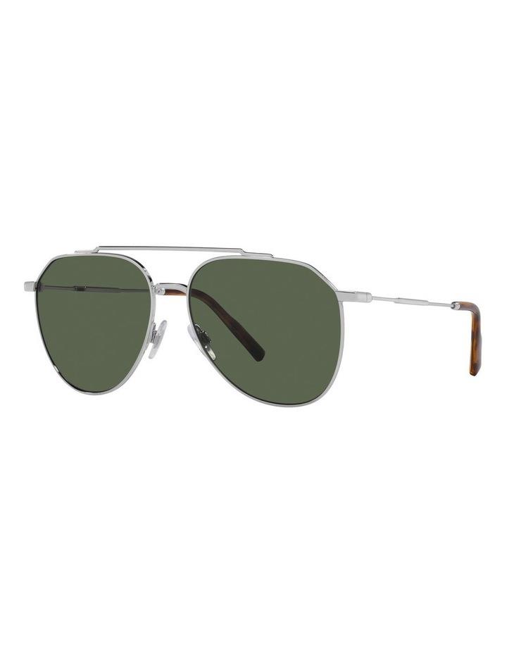 Dolce & Gabbana DG2296 Polarised Sunglasses in Silver One Size