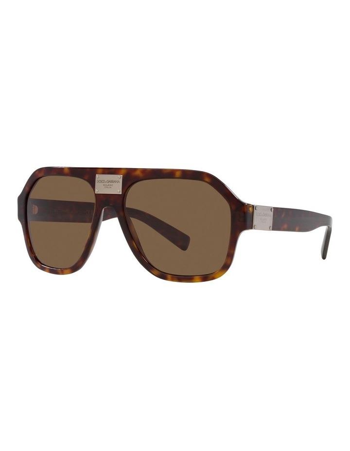 Dolce & Gabbana DG4433F Tortoise Sunglasses in Brown One Size