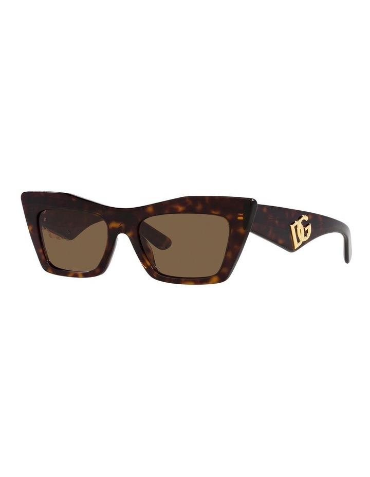 Dolce & Gabbana DG4435 Tortoise Sunglasses in Brown One Size