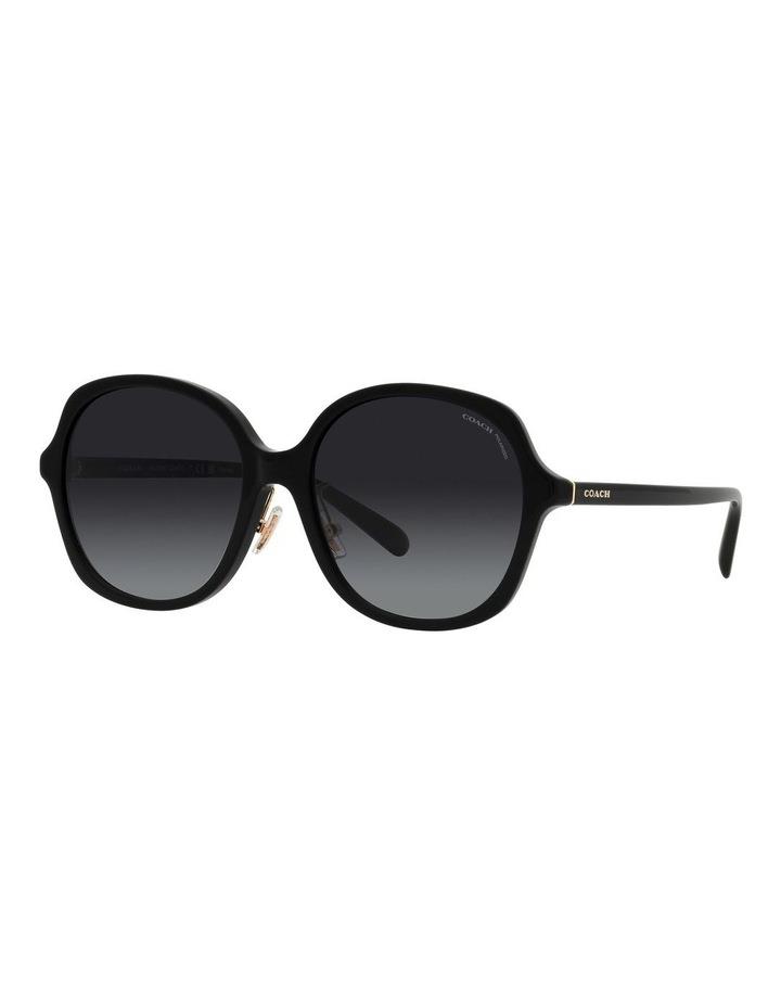 Coach CH610 Polarised Sunglasses in Black One Size