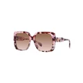 Michael Kors Mallorca Sunglasses in Tortoise Brown One Size