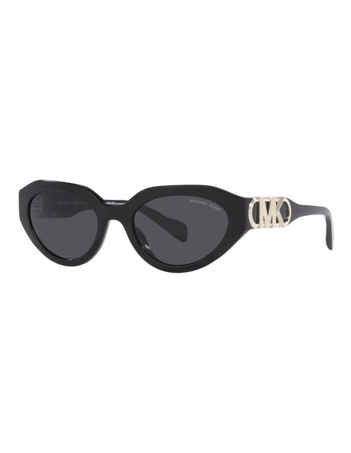 Michael Kors Empire Oval Sunglasses in Black One Size
