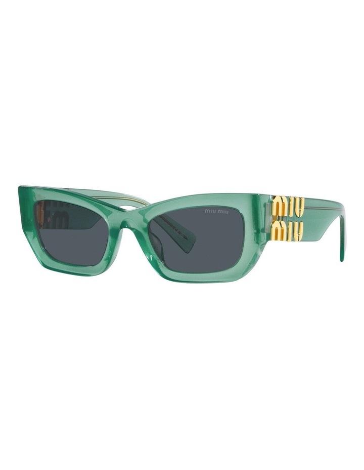Miu Miu MU 09WS Sunglasses in Green One Size