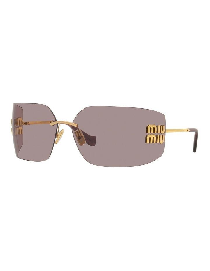 Miu Miu MU 54YS Sunglasses in Gold One Size