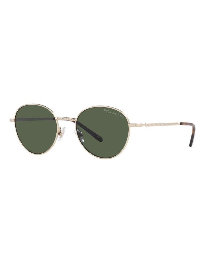 Polo Ralph Lauren Polarised PH3144 Sunglasses in Gold One Size