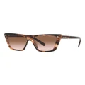 Prada PR 21ZS Tortoise Sunglasses in Brown One Size