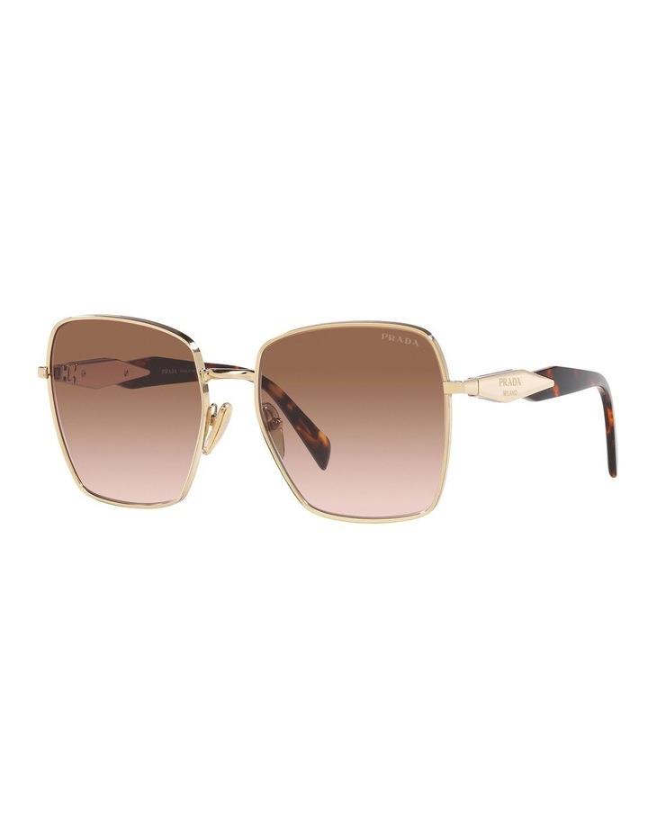 Prada PR 64ZS Sunglasses in Gold One Size