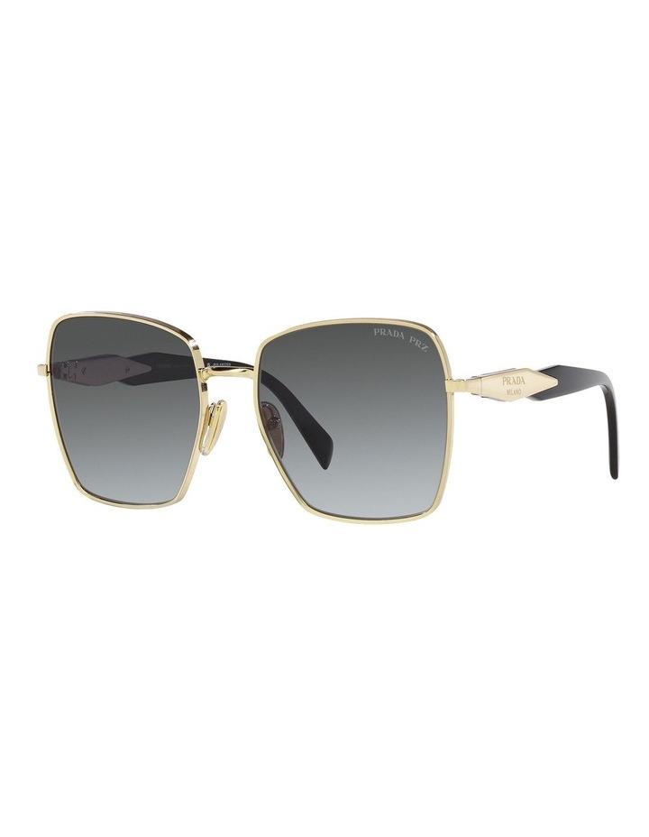 Prada PR 64ZS Polarised Sunglasses in Gold One Size