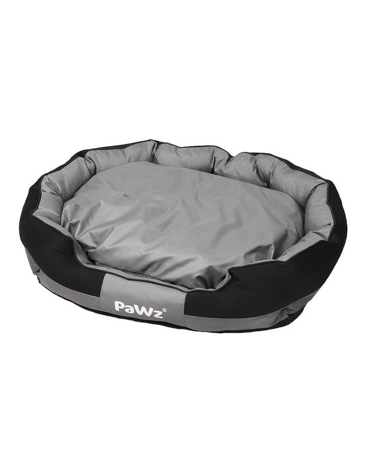 PaWz Medium Waterproof Pet Bed in Grey/Black Grey