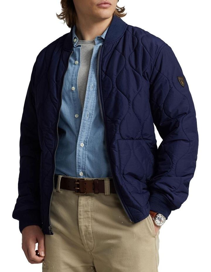 Polo Ralph Lauren Quilted Bomber Jacket in Navy L