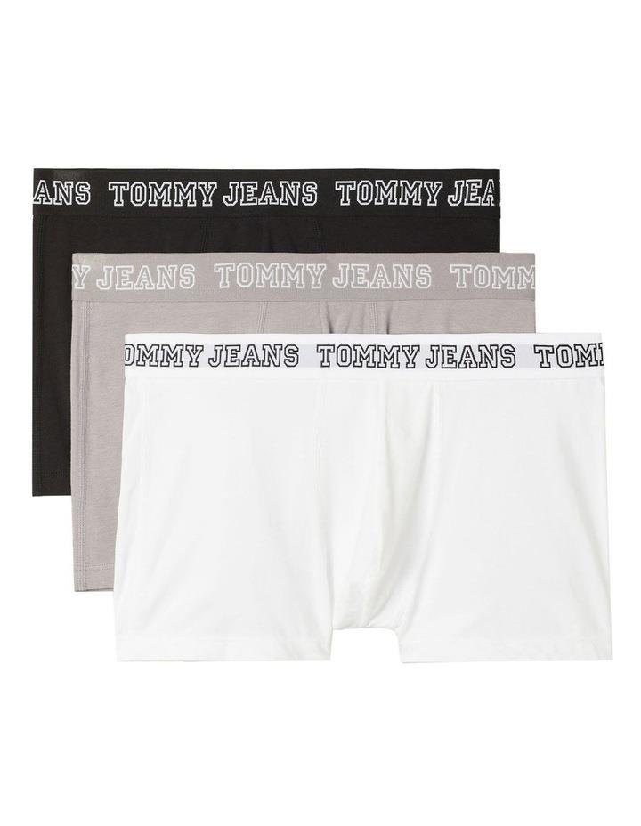 Tommy Hilfiger Repeat Logo Waistband 3-Pack Trunks in Assorted XL