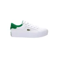 Lacoste Ziana Platform Leather Sneakers in White 5