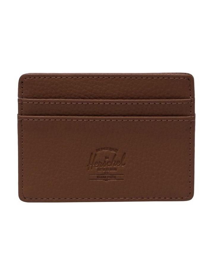 Herschel Charlie Vegan Leather Wallet in Saddle Brown One Size