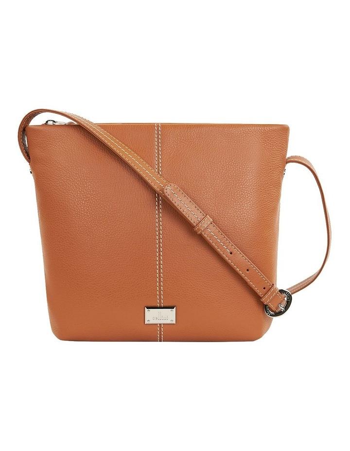 Cellini Nelson Leather Crossbody Bag in Tan
