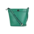 Cellini Valencia Leather Crossbody Bag in Green