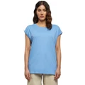 Urban Classics Extended Shoulder Tee in Horizon Blue Sky Blue S