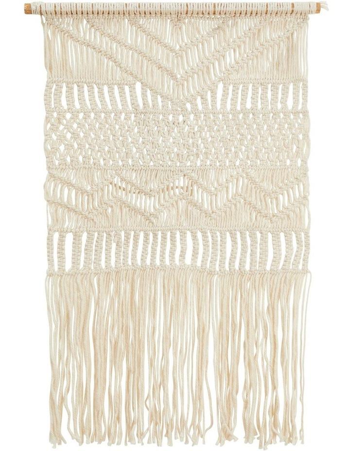 Rug Culture Fringe Wall Hanging in Natural 90x60cm