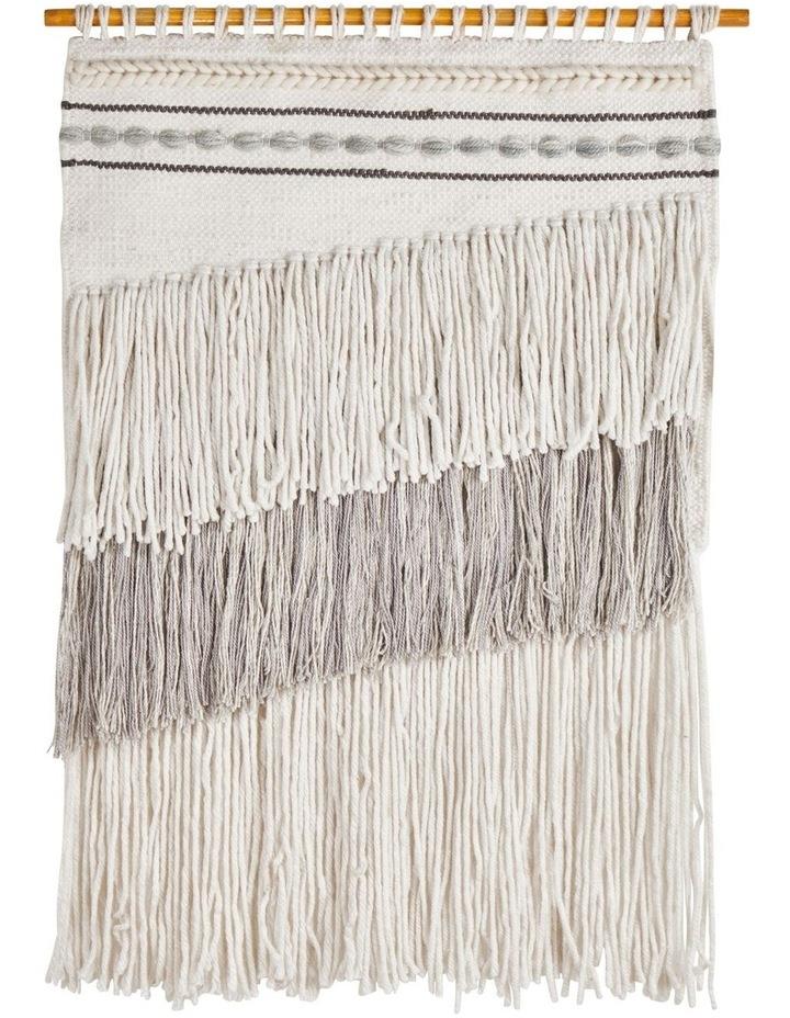 Rug Culture Fringe Wall Hanging in Grey 90x60cm
