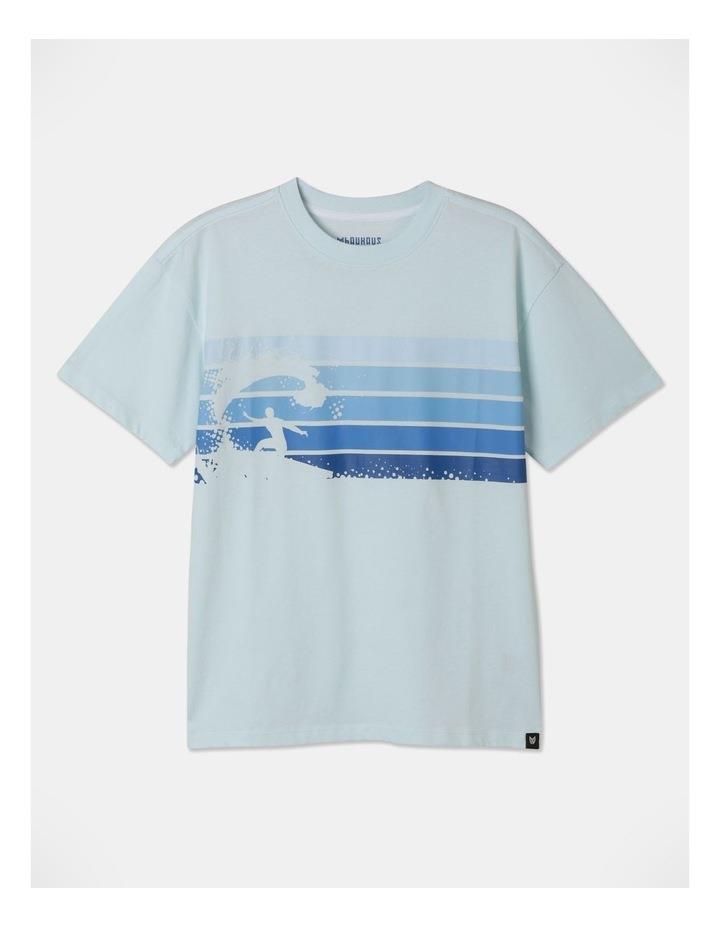Bauhaus Essentials Print T-Shirt in Light Blue Lt Blue 14