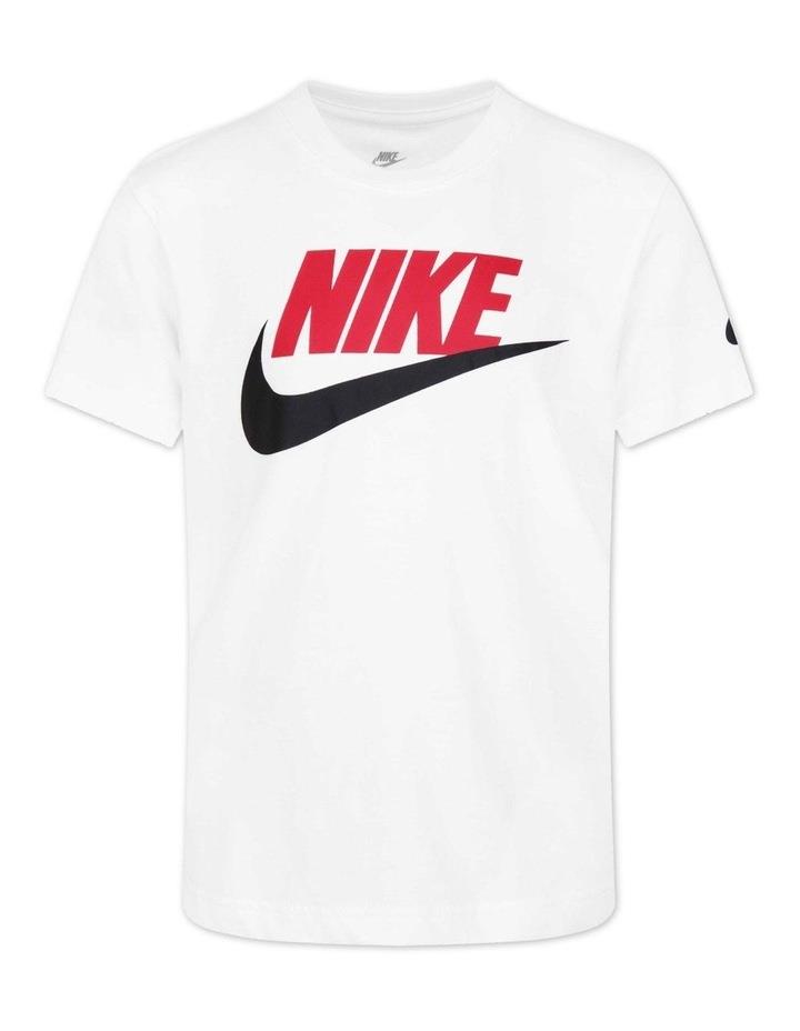 Nike Futura Evergreen T-shirt in White 6