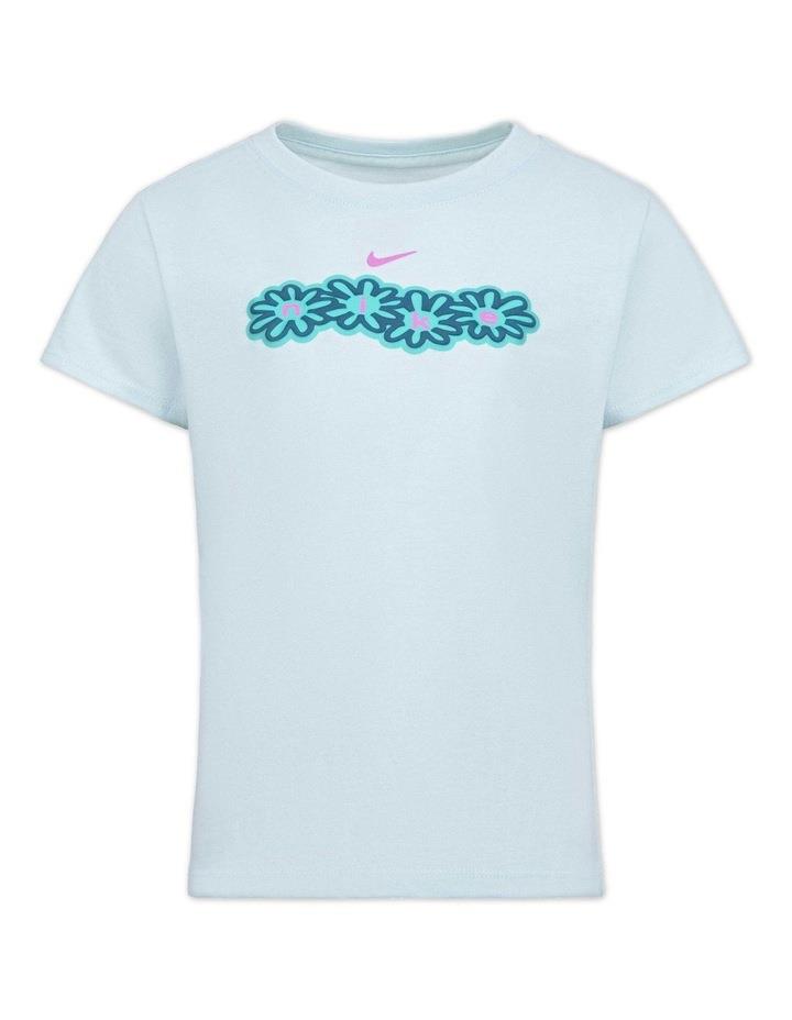 Nike Flower Short Sleeve T-shirt in Jade Lt Green 4