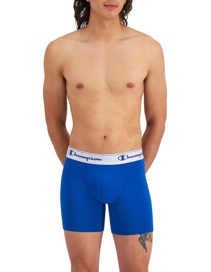 Champion Athletic Cotton Long Leg Trunk 3 Pack in Assorted M