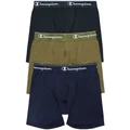 Champion Microfibre Long Leg Trunk 3 Pack in Multi Assorted XL
