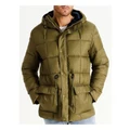 Barbour Fell Baffle Quilt Jacket in North Green L