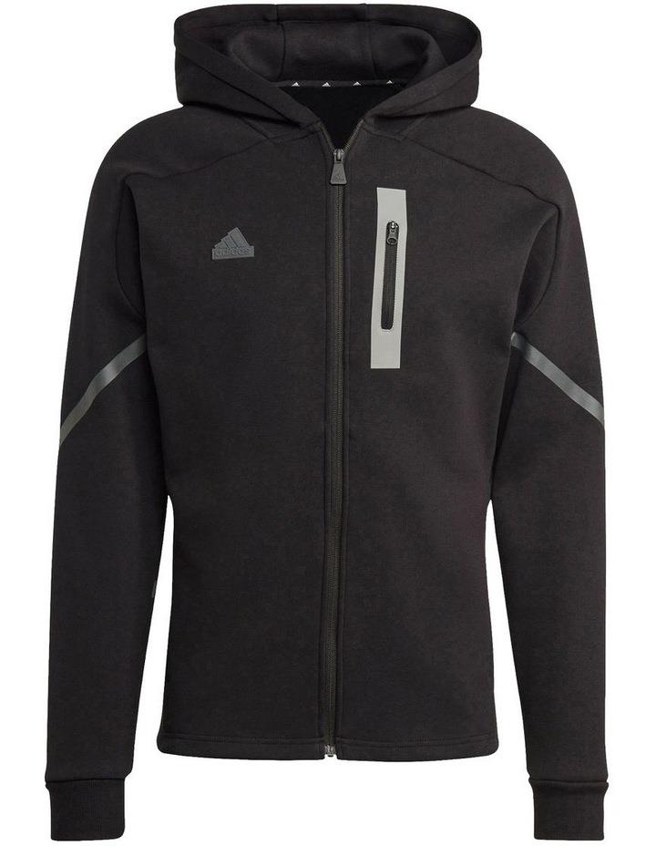 Adidas Designed for Gameday Full-Zip Hoodie in Black S