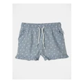 Sprout Essential Ditsy Short in Chambray Blue 00