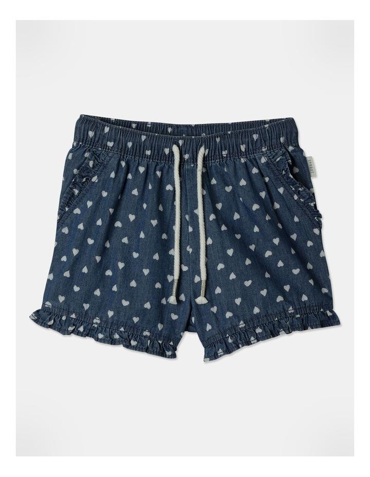 Sprout Essential Ditsy Short in Denim Blue 0