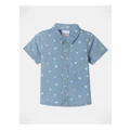 Sprout Stars Chambray Shirt in Blue 00