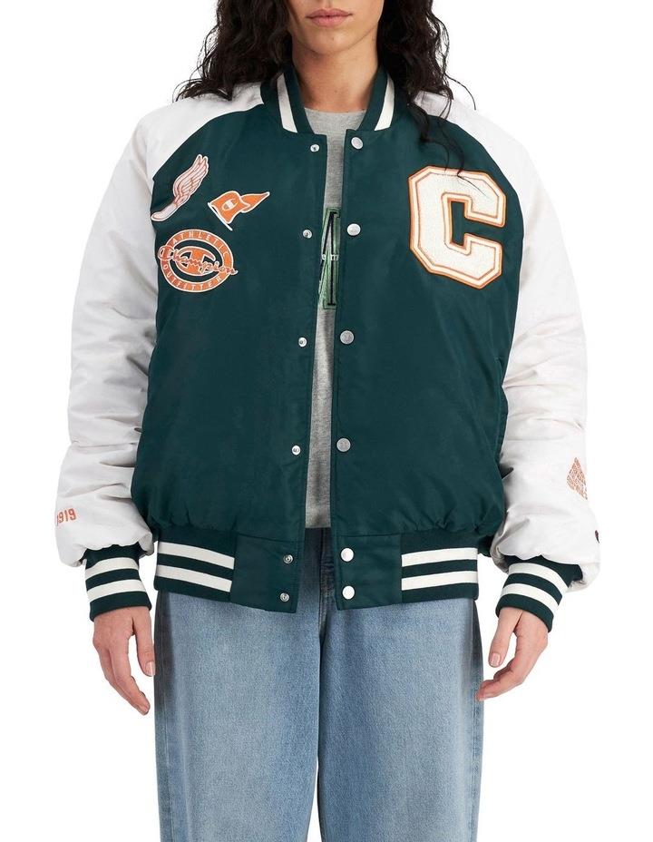 Champion Re:Bound Clubhouse Jacket in Mid Field Forest L