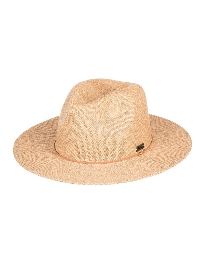 Roxy Early Sunset Straw Sun Hat in Natural Orange M/L