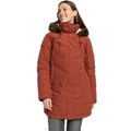 Roxy Ellie Warmlink Winter Jacket With Heating Panel in Smoked Paprika Brown XS