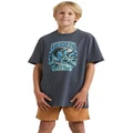 Quiksilver The Land Down Under T-shirt (8-16 Years) in Iron Gate Charcoal 14