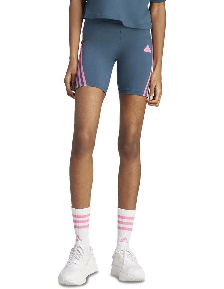 adidas Future Icons 3-Stripes Bike Shorts in Arctic Night Indigo S