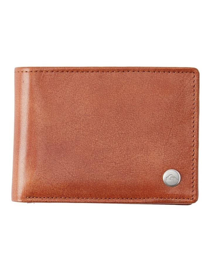 Quiksilver Mac Tri-Fold Leather Wallet in Natural Brown OSFA