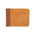 Quiksilver Stamp Ramper Tri-Fold Wallet in Chocolate Brown M