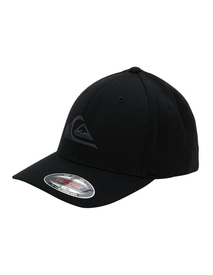 Quiksilver Mountain and Wave Flexfit Cap in Black S-M