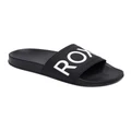 Roxy Slippy Slider Sandals in Black 6