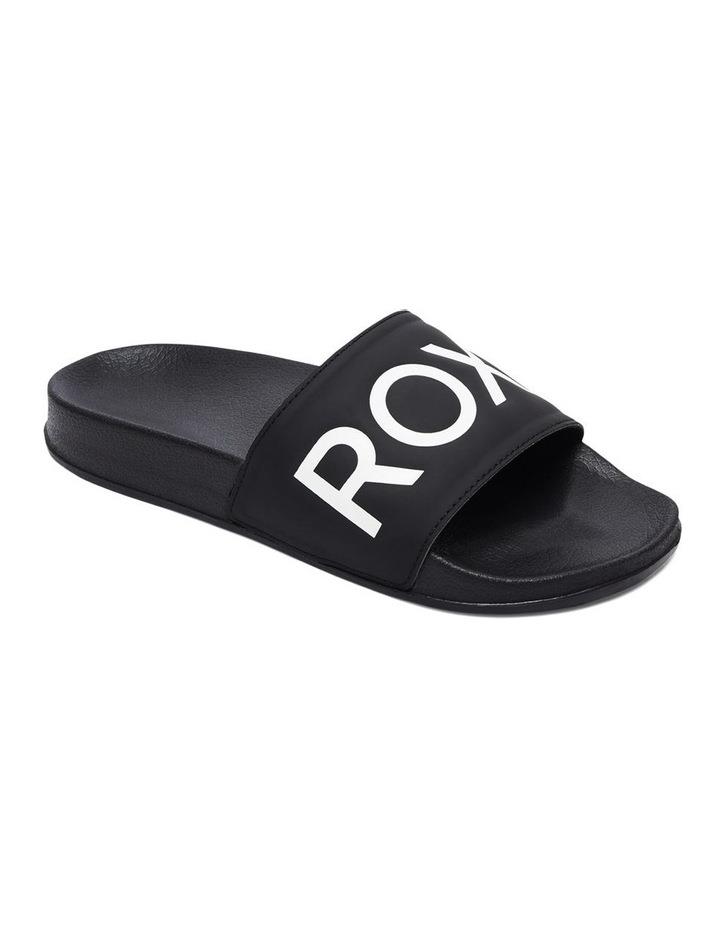 Roxy Slippy Slider Sandals in Black 7