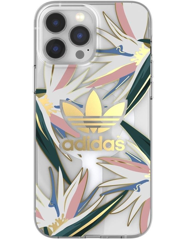 adidas MagSafe Protective Phone Case iPhone 14 Pro Max Slim in Clear Paradise Assorted